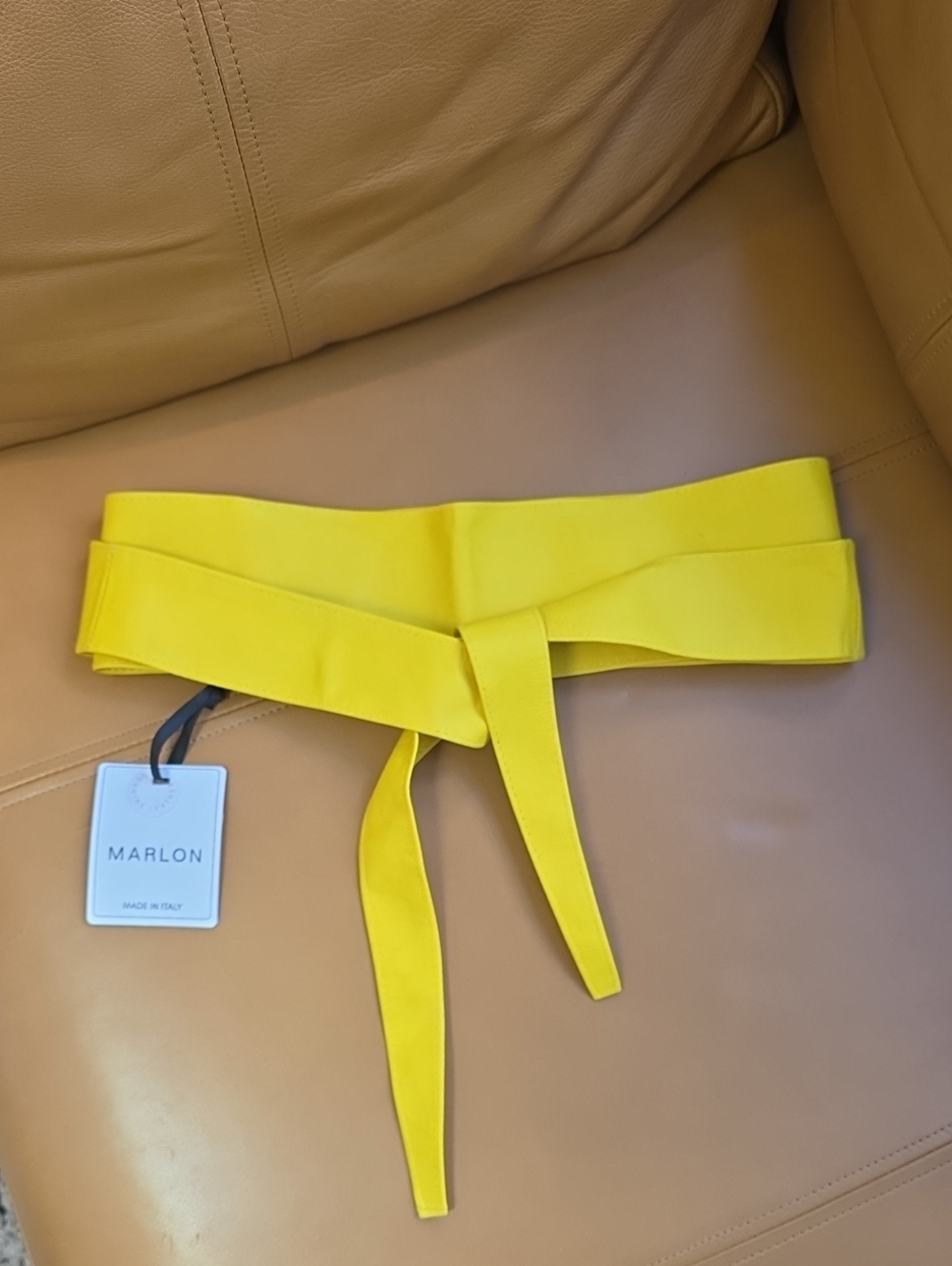 Yellow Wrap Belt